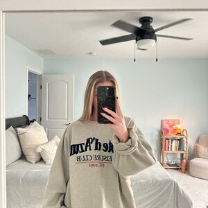 Anthropologie Gray Vintage Crewneck